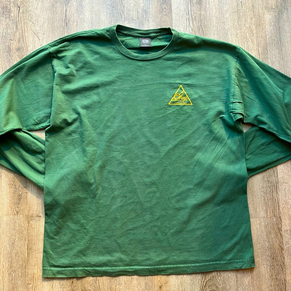 Green Propaganda Obey Long Sleeve